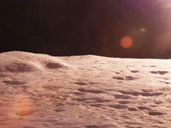 View from far out west towards Smoky Mountains