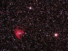 Pacman-tåken NGC 281 i Cassiopeia