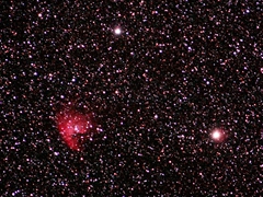 Pacman-tåken NGC 281 i Cassiopeia